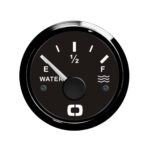 Jauge à eau Osculati 0-190 Ohm avec cadran noir et lunette noire