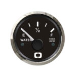 Jauge à eau Osculati 0-190 Ohm avec cadran noir et lunette polie