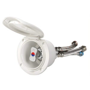 Mitigeur encastrable Classic Evo Osculati en laiton chromé pour douche van aménagé