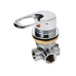 Mitigeur encastrable Olivia Osculati en laiton chromé pour douche van aménagé