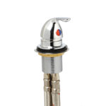 Mitigeur encastrable Shower Oval Osculati en laiton chromé pour douche van aménagé