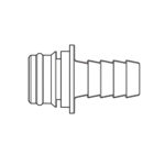 Raccord Express à gâchette DROIT pour pompe EUROPUMP - Ø 14 m