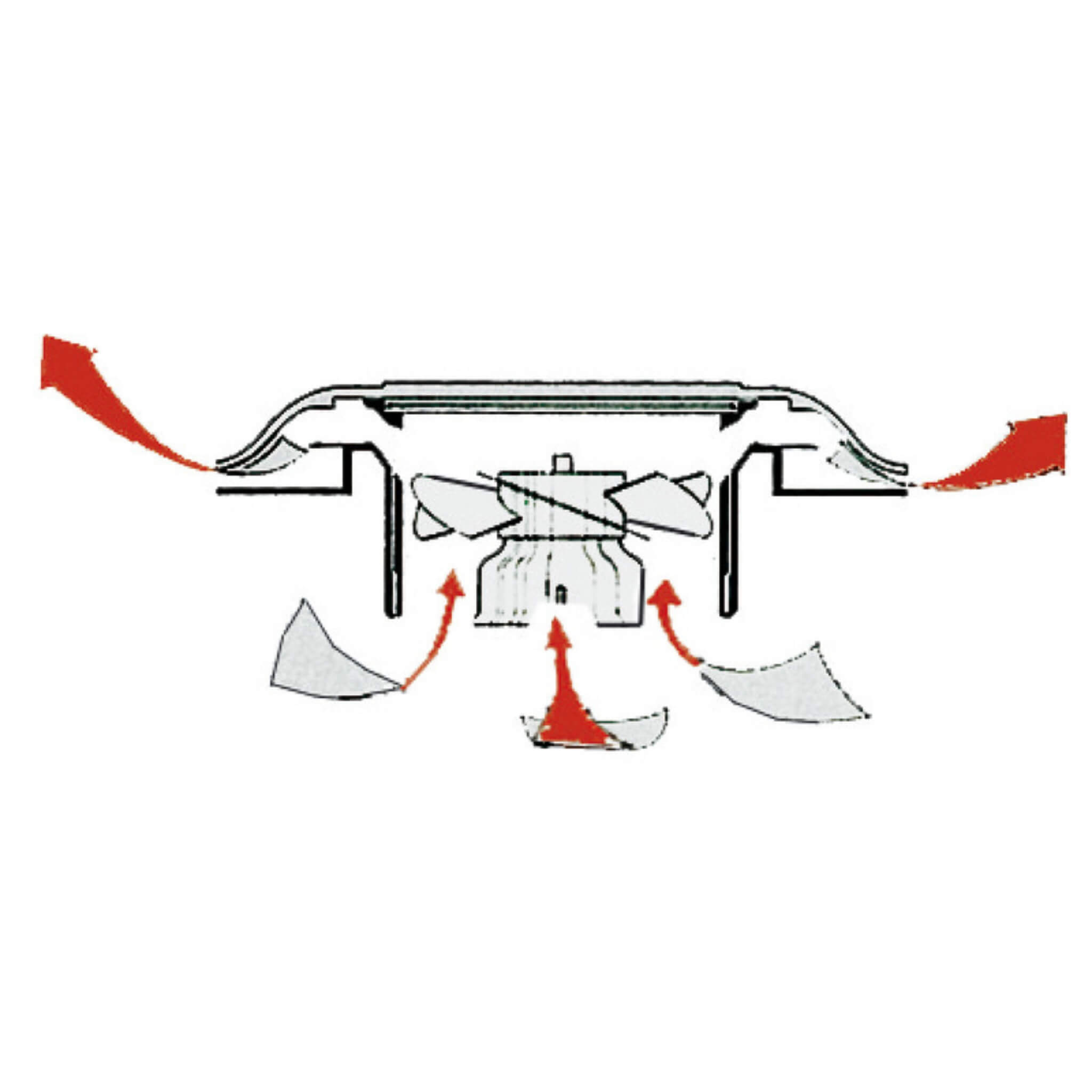 Aérateur de Toit Solaire Solarvent Osculati - 20 m³/h 2 Osculati Solarvent système de ventilation solaire pour cabine et habitacle