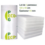 Kit de 4 panneaux d'isolant Ecopeg 35