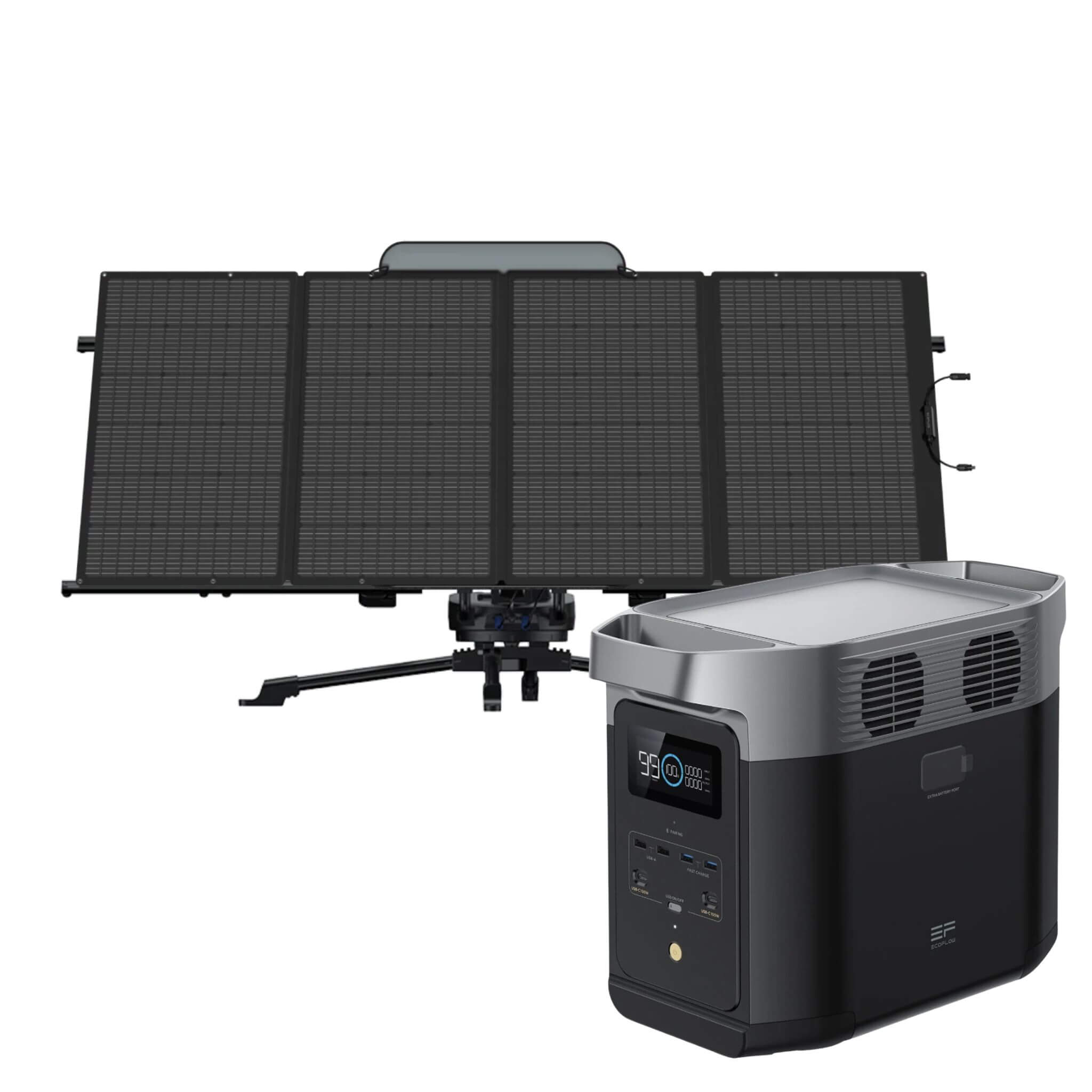 Kit Tracker + Panneau Solaire 400W + Delta 2 Ecoflow 1 Kit Tracker + Panneau Solaire 400W + Delta 2 Ecoflow