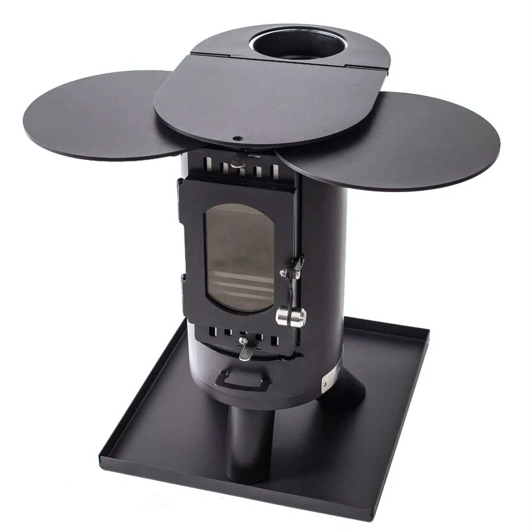 Poêle à bois Fintan Satin Black 2 petit poêle bois Fintan puissance de chauffe 3600 W