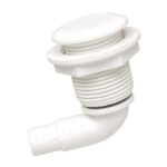 PLASTIMO évent plastique coudé 90° rond blanc– solution d’aération