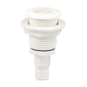 Évent plastique rond blanc droit PLASTIMO