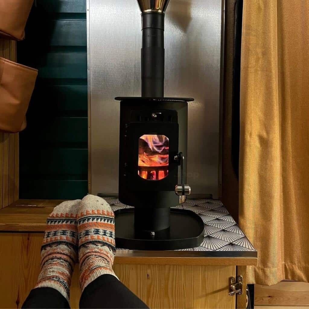 Mini poêle à bois pour van The Shepherd 11 Poêle van aménagé, anevay stove, poêle van, fourgon aménagé