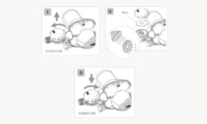 Pompe à eau FIAMMA Aqua 8F - 10L/min 6 Pompe à eau FIAMMA Aqua F 10L Schéma explicatif Entretien