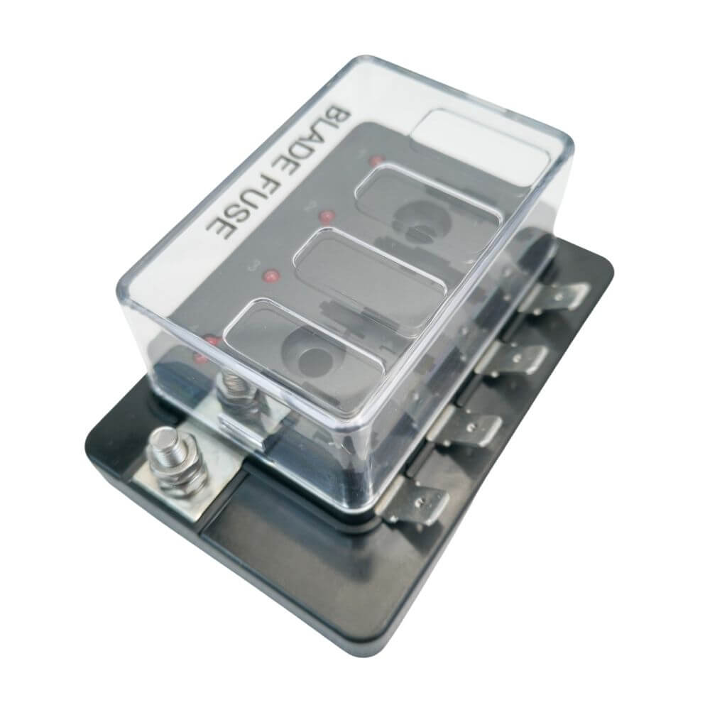 Porte fusible 4 fusibles 30A 3 Boitier, 4 fusibles