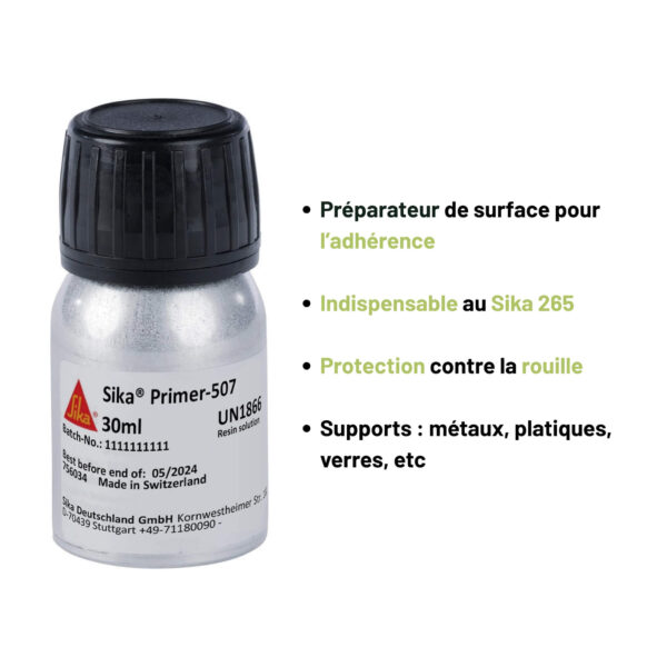 informations et caractéristiques primaire 507 Sika