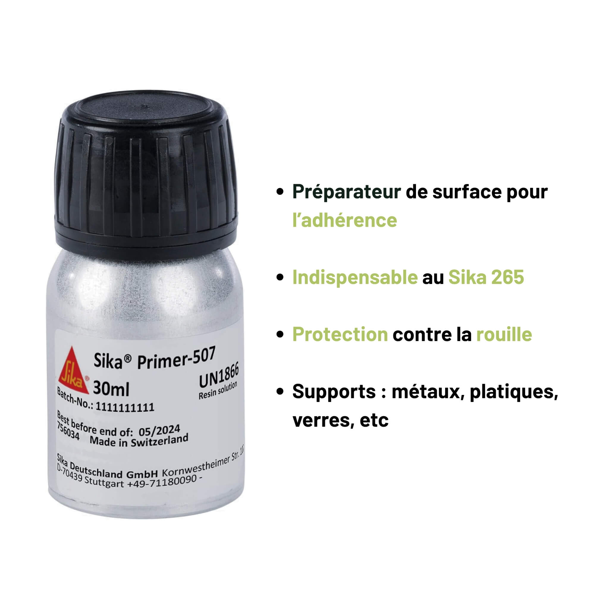 Primer 507 Sika 2 informations et caractéristiques primaire 507 Sika