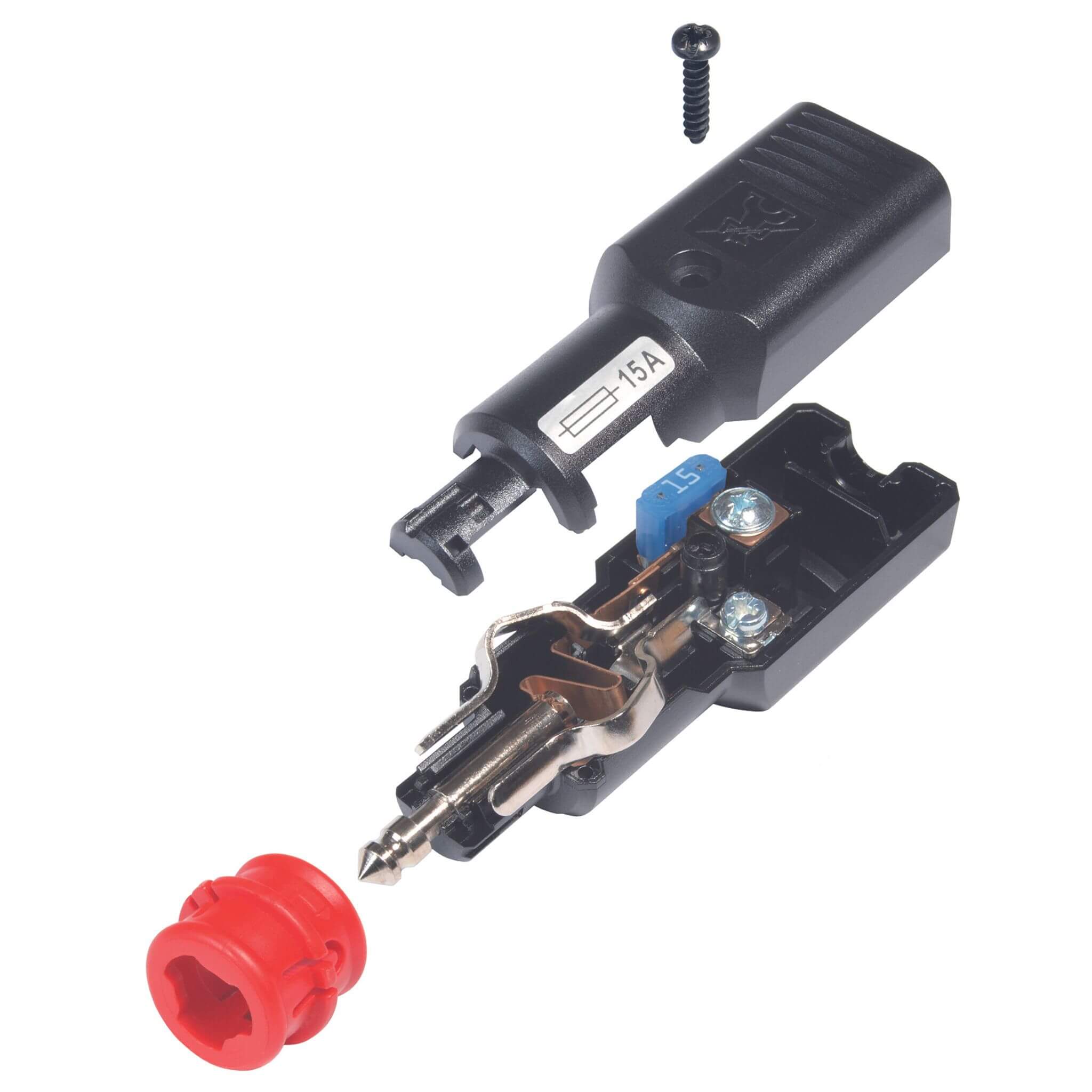 Prise allume-cigare mâle 15A 180W 2 fusible, prise allume cigare, véhicule, van