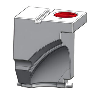 Réservoir eau potable 28L VW T5 T6 thermoformé avec trappe de visite