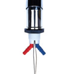 Mitigeur rabattable chrome Reich avec contacteur intégré pour van aménagé