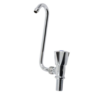 Robinet articulé laiton chromé Osculati, un robinet eau froide pour van aménagé