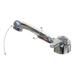 Robinet mitigeur Florenz Comet orientable avec contacteur 12V