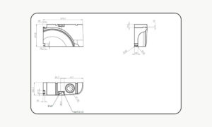 Réservoir eau propre Volkswagen T5 et T6 65 L Aplast 3 Plan technique réservoir 28L et 65L VW T5 T6