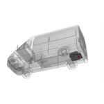 Schéma technique réservoir eaux usées 90L Aplast transit