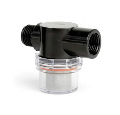 Filtre crépine Shurflo twist-on 1/2" avec bol transparent pour pompe à eau