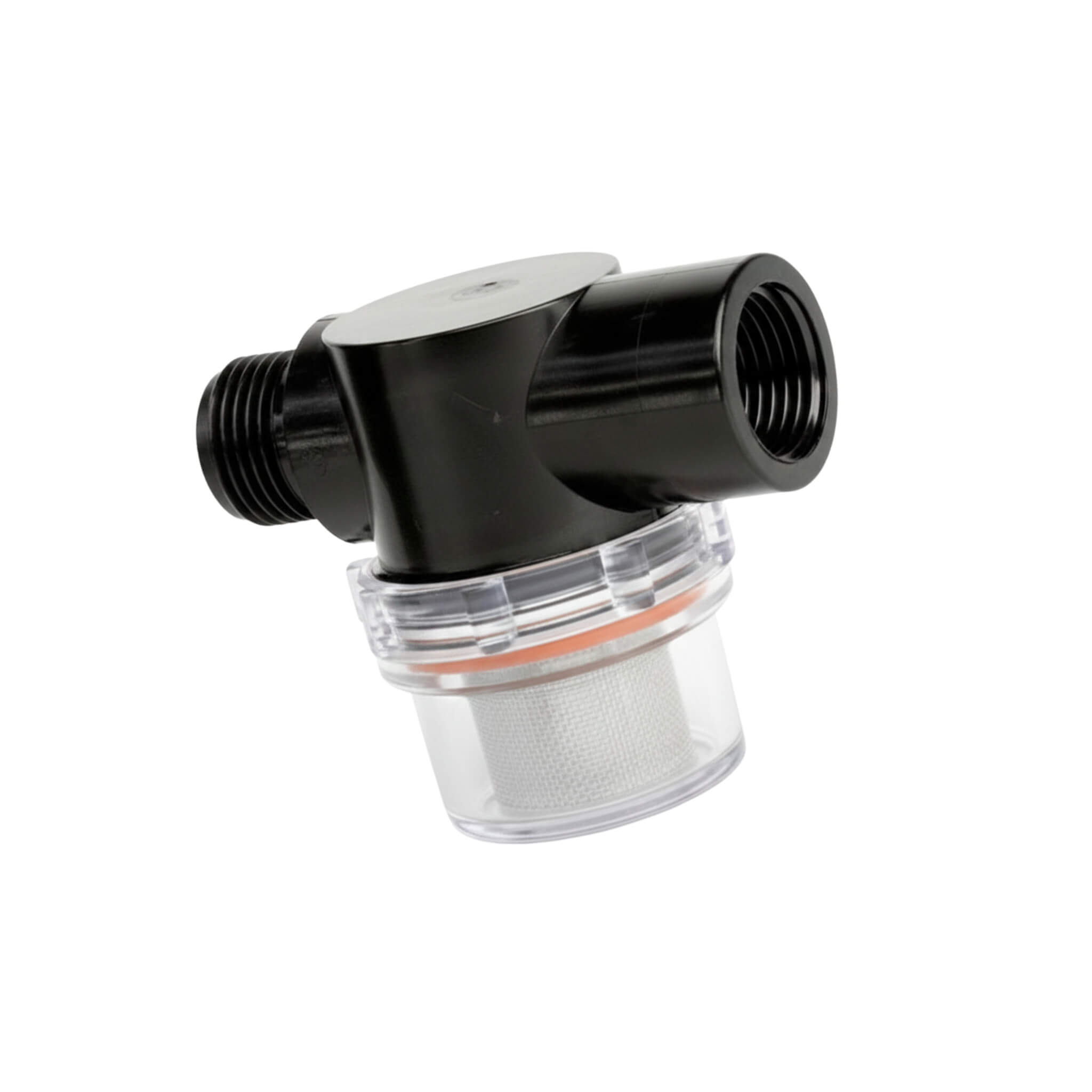 Filtre de pompe à visser 1/2 Shurflo 2 Crépine Shurflo 50 mailles inox avec raccords femelle et mâle 1/2"