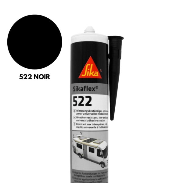 Sikaflex étanchéité 522 couleur noir