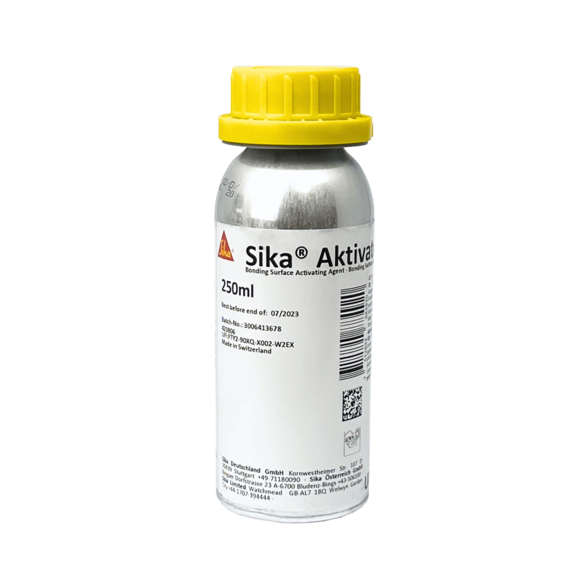 Sika Aktivator 205 - Nettoie et Active 250ml 1 Flacon de Sika Aktivator 205 250 ml pour surfaces à coller