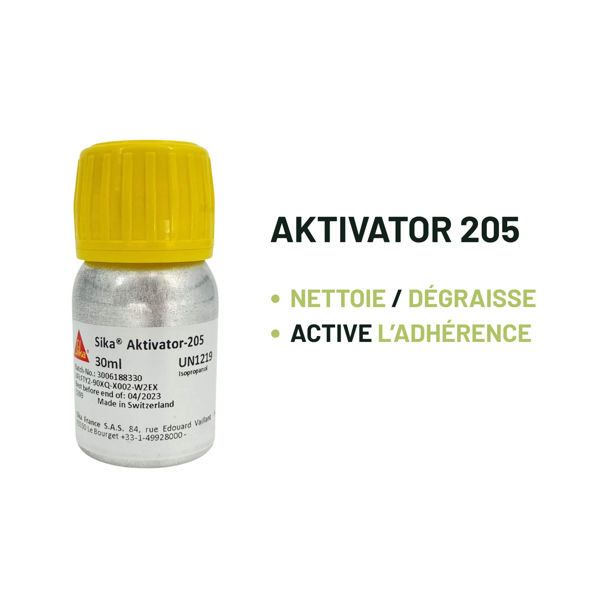 Sika Aktivator 205 30ml 3 Sika 205 en 30 ml – Activateur pour collage en van & fourgon