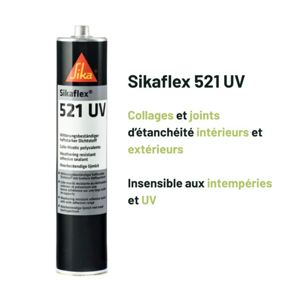 sikaflex 521 uv gris information etancheité camping car van aménagé