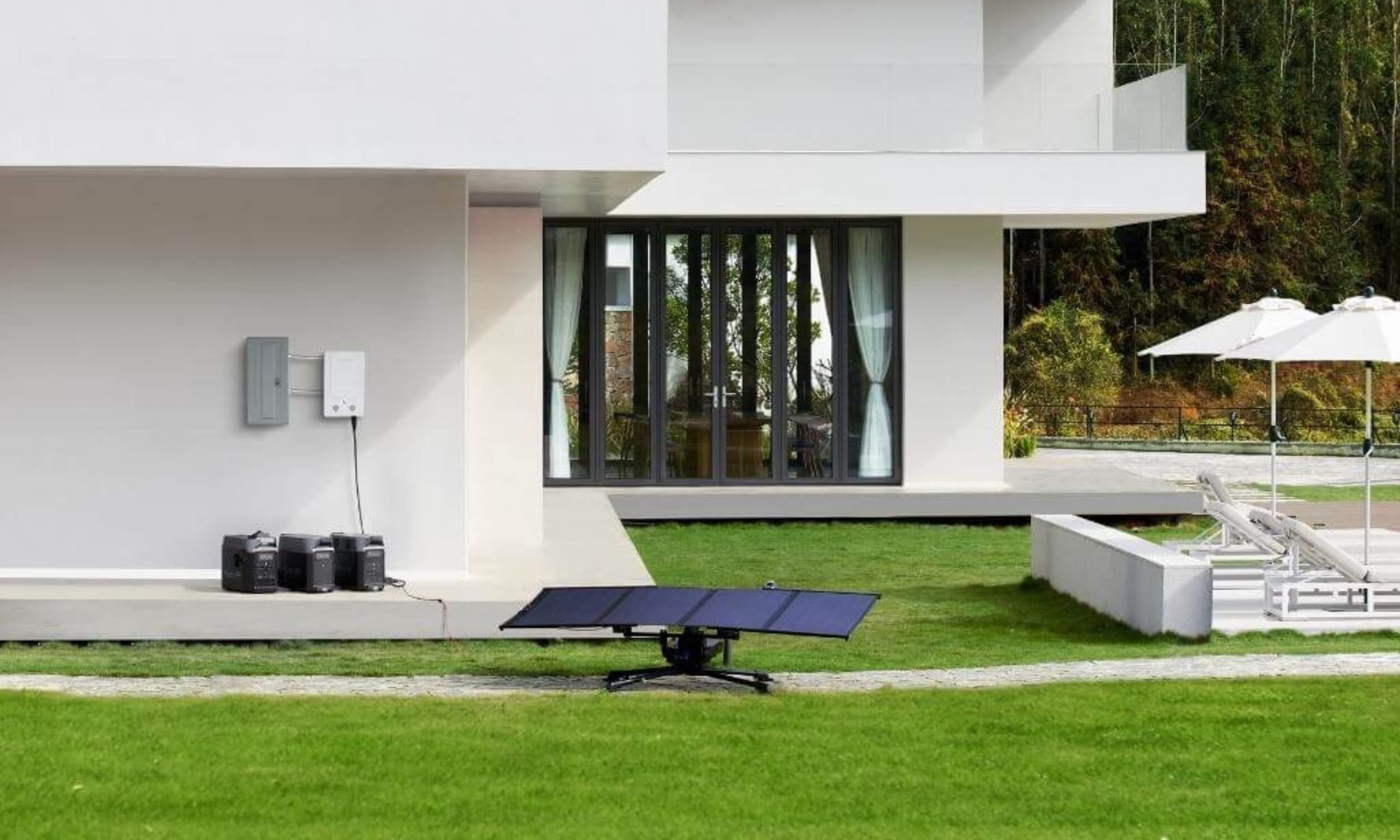 Smart Home Panel Ecoflow +13 relais 8 home panel, autonomie, maison indépendante
