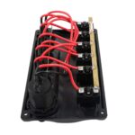 Panneau de distribution à disjoncteurs Wave 5 interrupteurs + prise allume-cigare