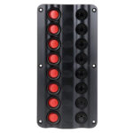 Tableau électrique Osculati WAVE 8 interrupteurs gestion 12V van aménagé