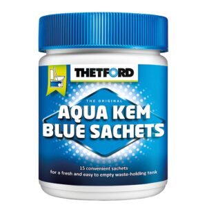 Additif WC chimiques Aqua Kem Blue Thetford en sachets hydrosolubles
