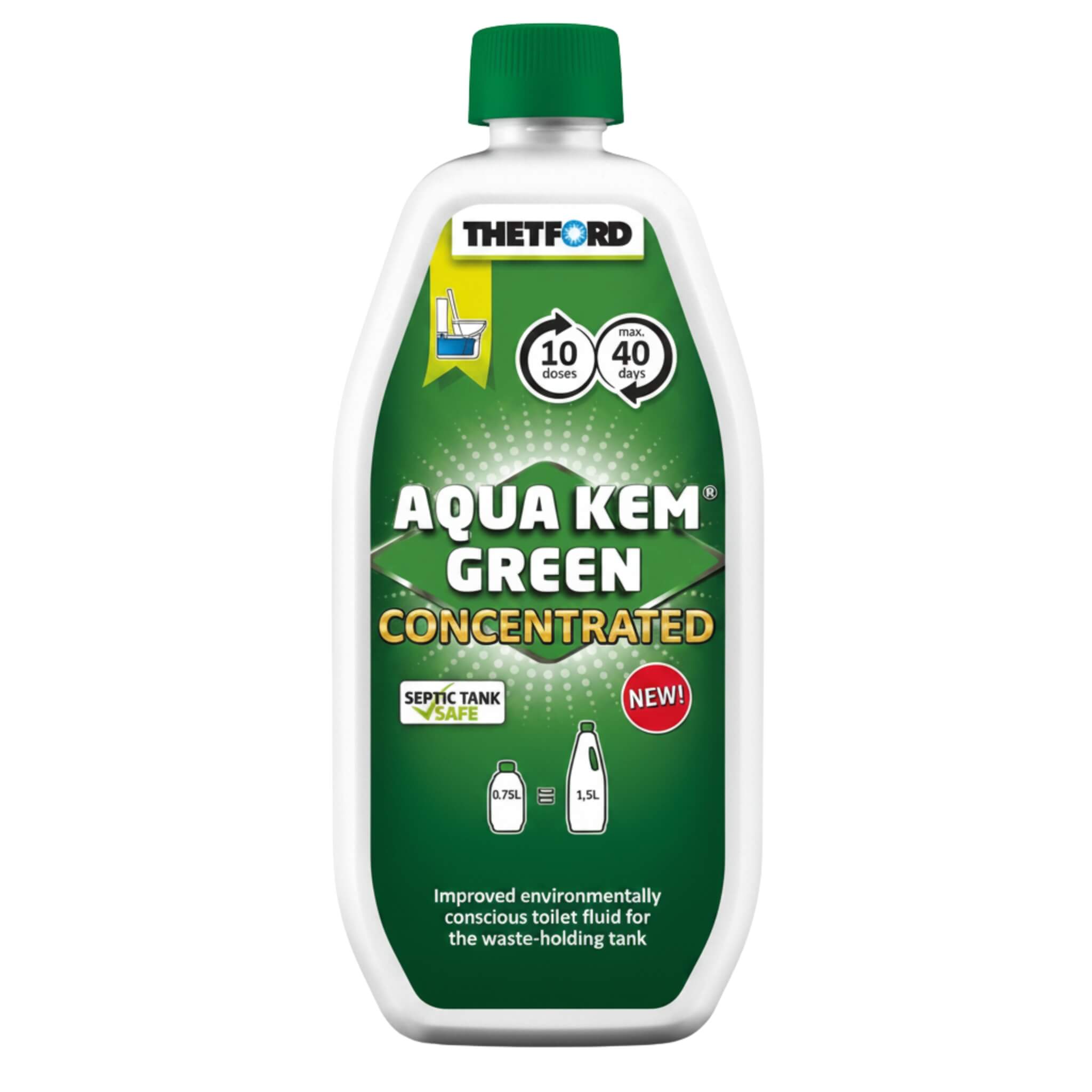 Aqua-Kem Vert Thetford 1 Aqua Kem Vert Thetford pour entretien sanitaire respectueux de l’environnement