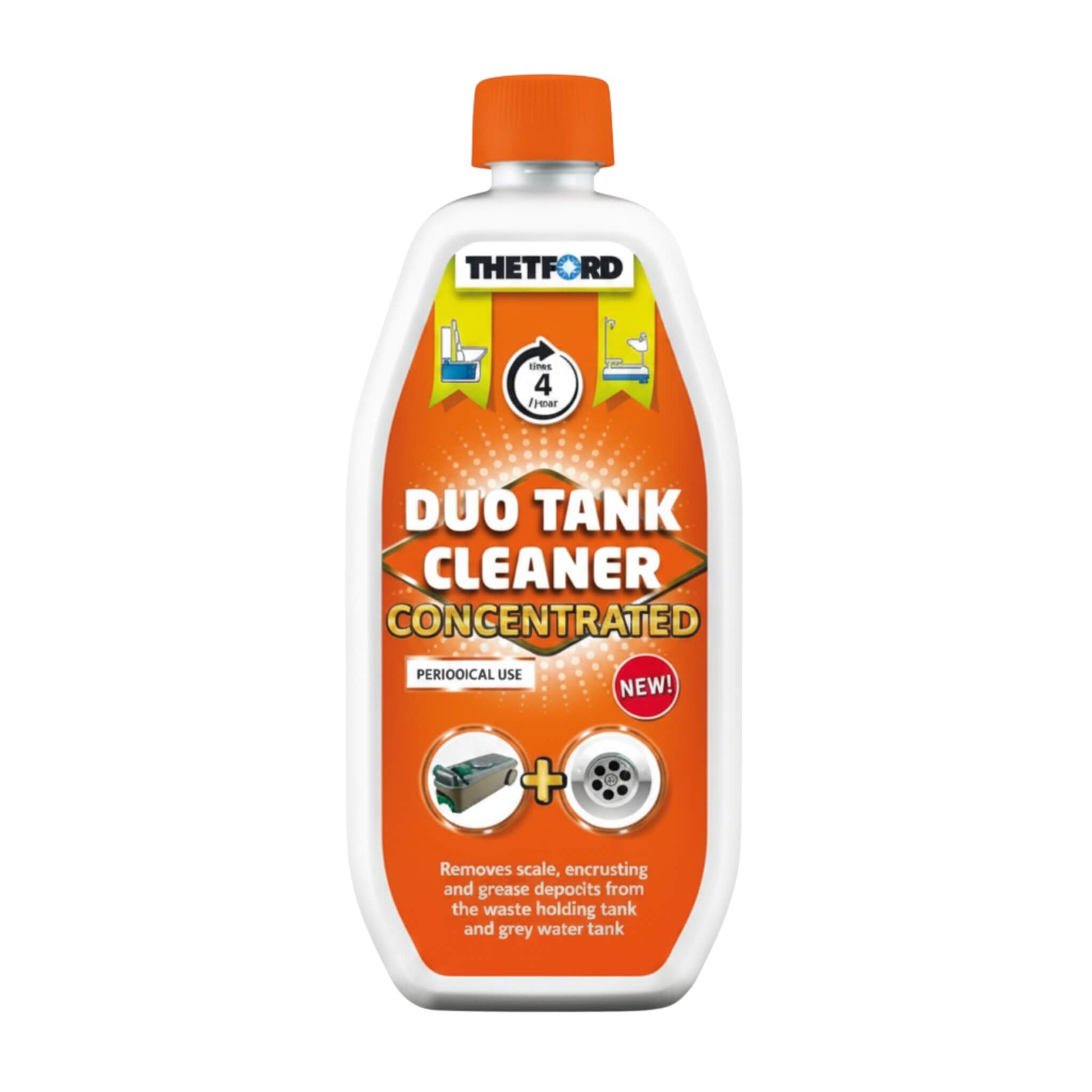 Duo Tank Cleaner Concentrated Thetford 1 Duo Tank Cleaner concentré Thetford - 800 ml pour réservoir à matières et eaux grises