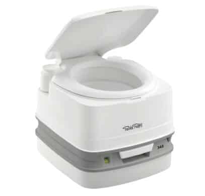 WC chimique portable Thetford Porta Potti 345 avec réservoir 12L et pompe à piston manuelle