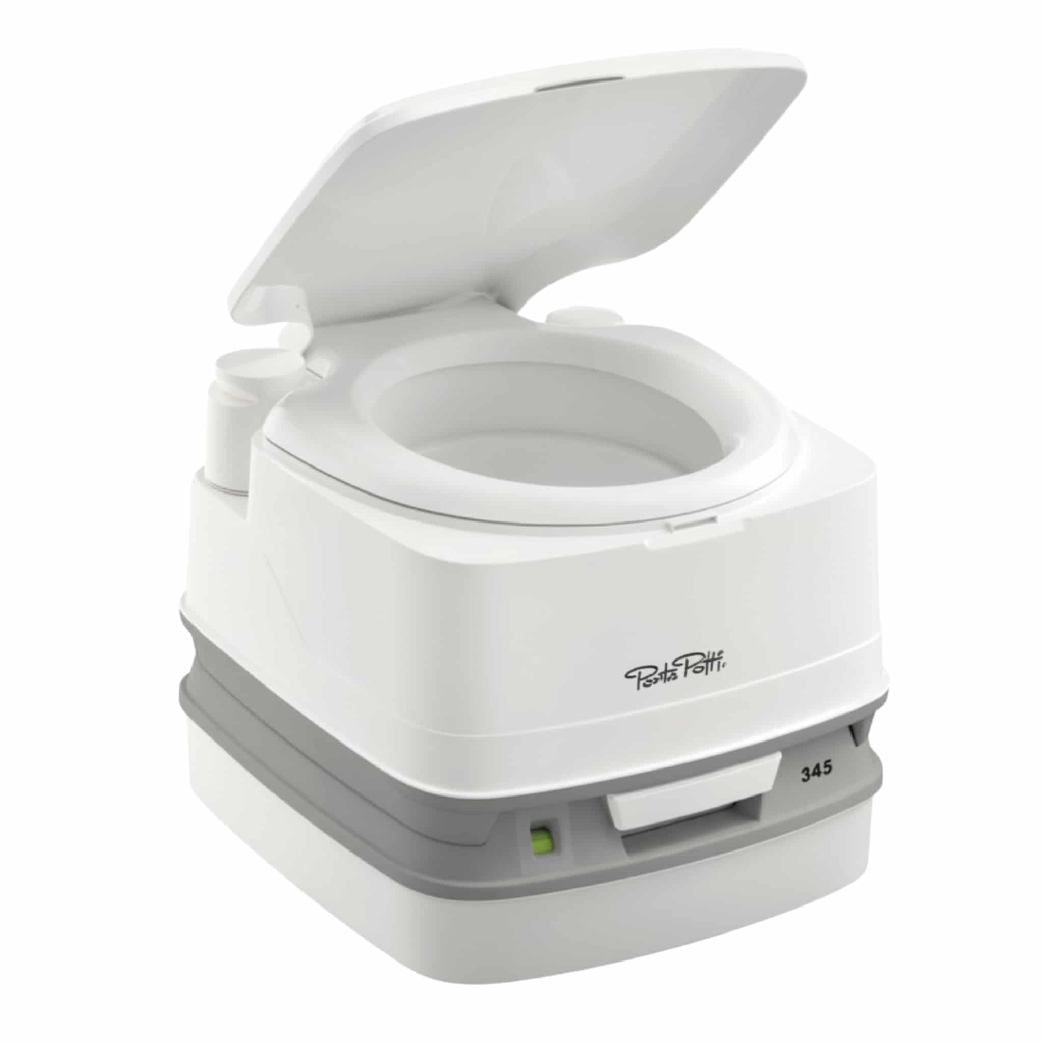 Thetford WC Portable Porta Potti 345 - 12L - Pompe à Piston 1 WC chimique portable Thetford Porta Potti 345 avec réservoir 12L et pompe à piston manuelle