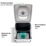 WandaGo Trobolo toilette sèches 2 réservoirs