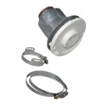 cheminée ZR 80 Diesel sur la paroi latérale du fourgon