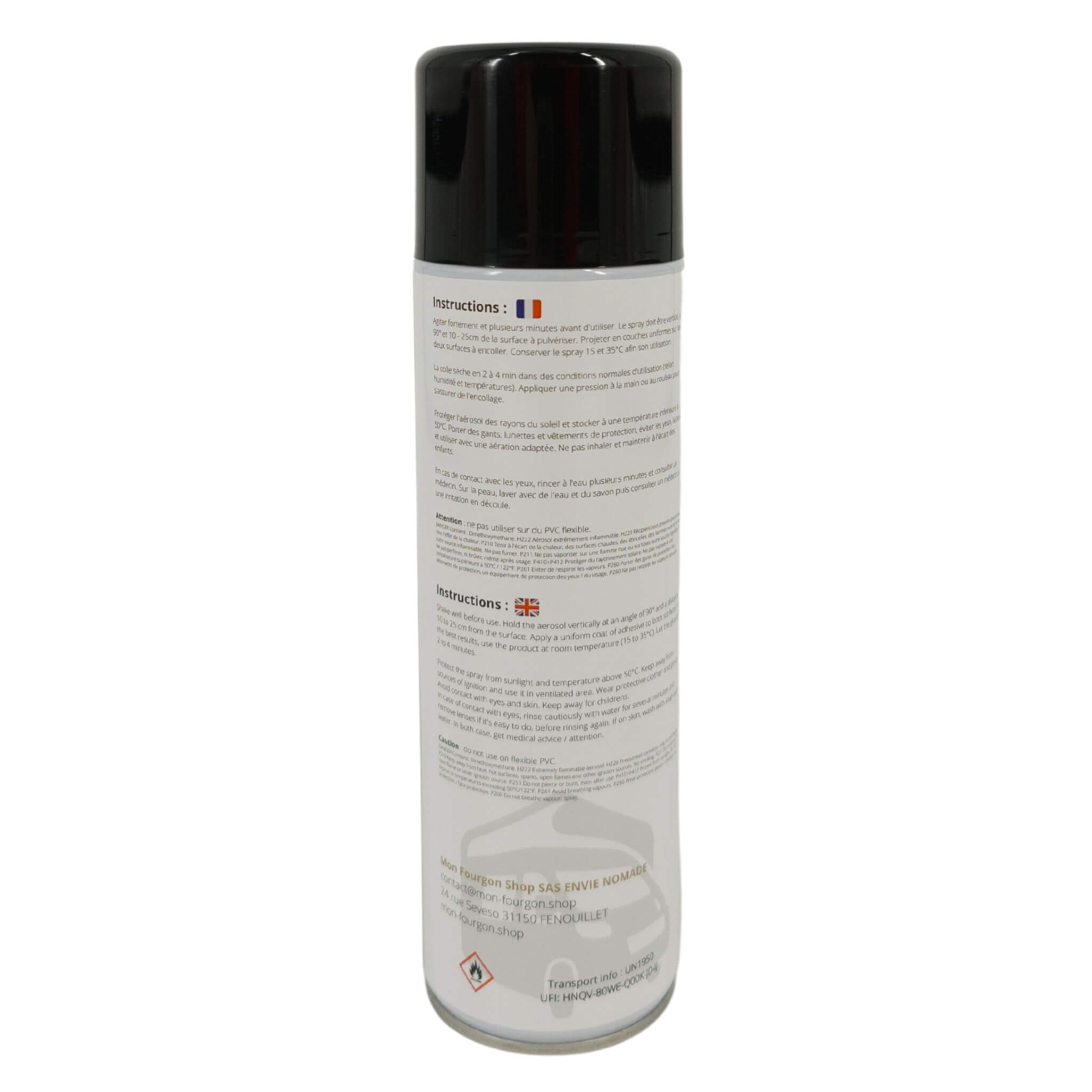 Colle néoprène en bombe 500ml 3 colle spray, neoprene contact