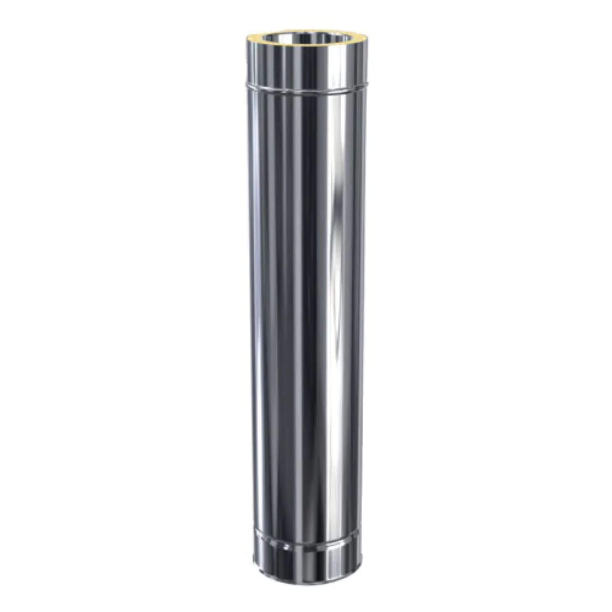 Conduit isolé pour poêle à bois Titoo 3 kit fumisterie tuyau double paroi 1000 kit titoo
