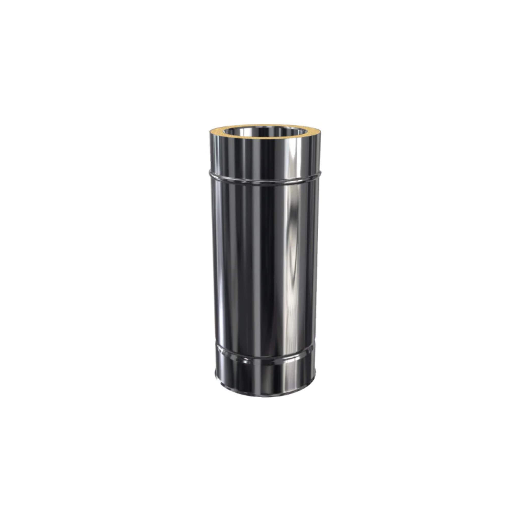 Conduit isolé pour poêle à bois Titoo 10 Conduit cheminée tuyau double paroi pour poele à bois titoo