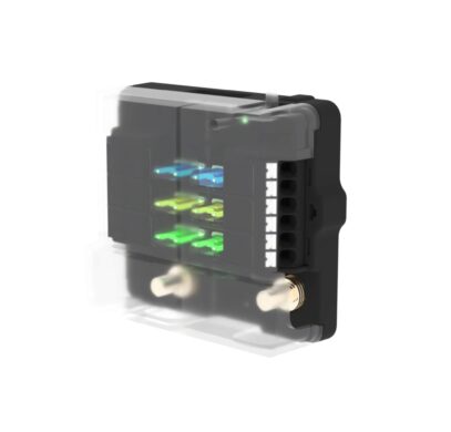 Coffret fusibles Uniteck UniFuseBox 6 voies 140A pour installation électrique 12V