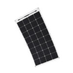 Panneau photovoltaïque flexible Uniteck Slim 110 W 12 V avec œillets de fixation et connecteurs MC4 pour fourgon ou camping-car