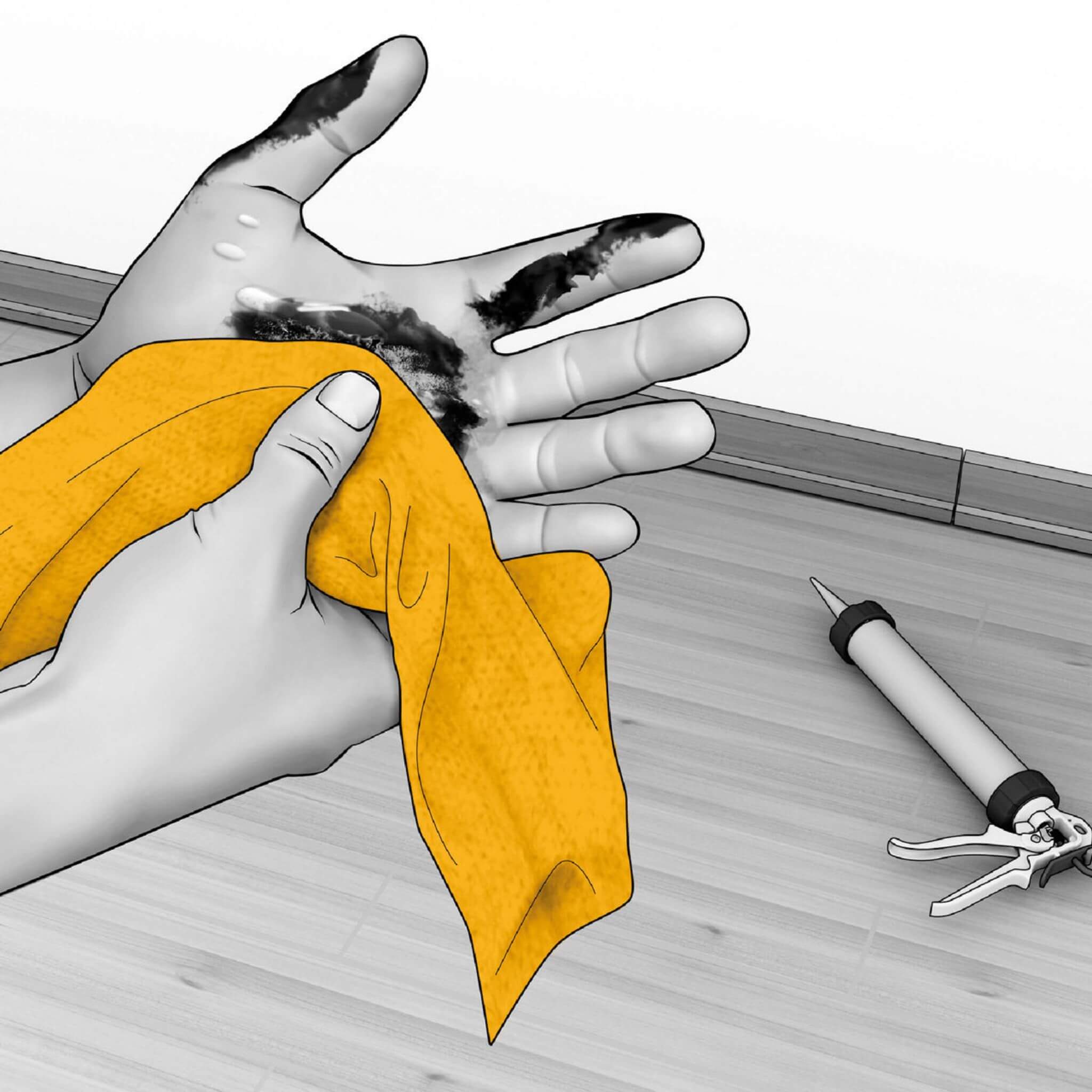 Sika Clean : Lingettes Nettoyantes Mastic / Colles 3 Détail de la Composition des Lingettes Nettoyantes Sikaflex
