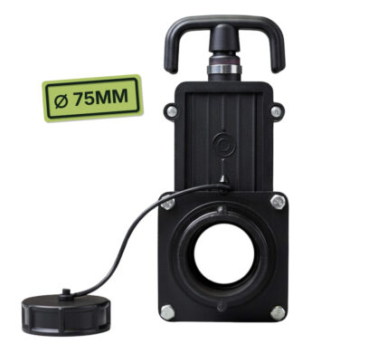 Système de purge FAP 75 mm avec mécanisme coulissant pour réservoir