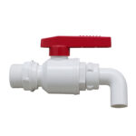 Vanne d’évacuation coudée diamètre 25 mm pour réservoir ou installation