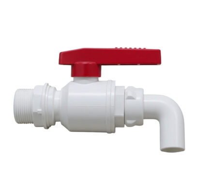 Vanne d’évacuation coudée diamètre 25 mm pour réservoir ou installation