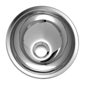 Vasque ronde Carbest en acier inoxydable diamètre 260 mm